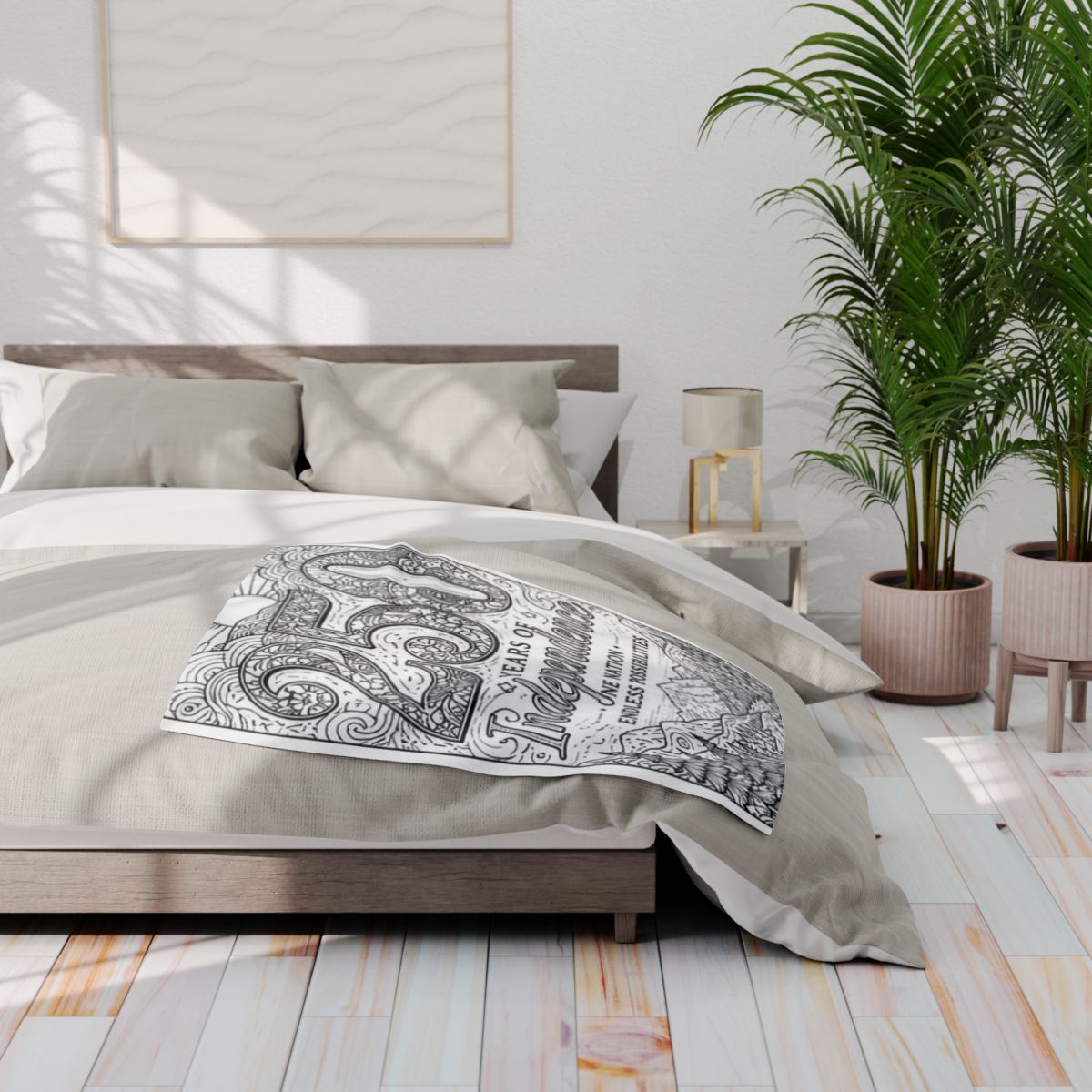 Custom Fleece Blanket with Your Design