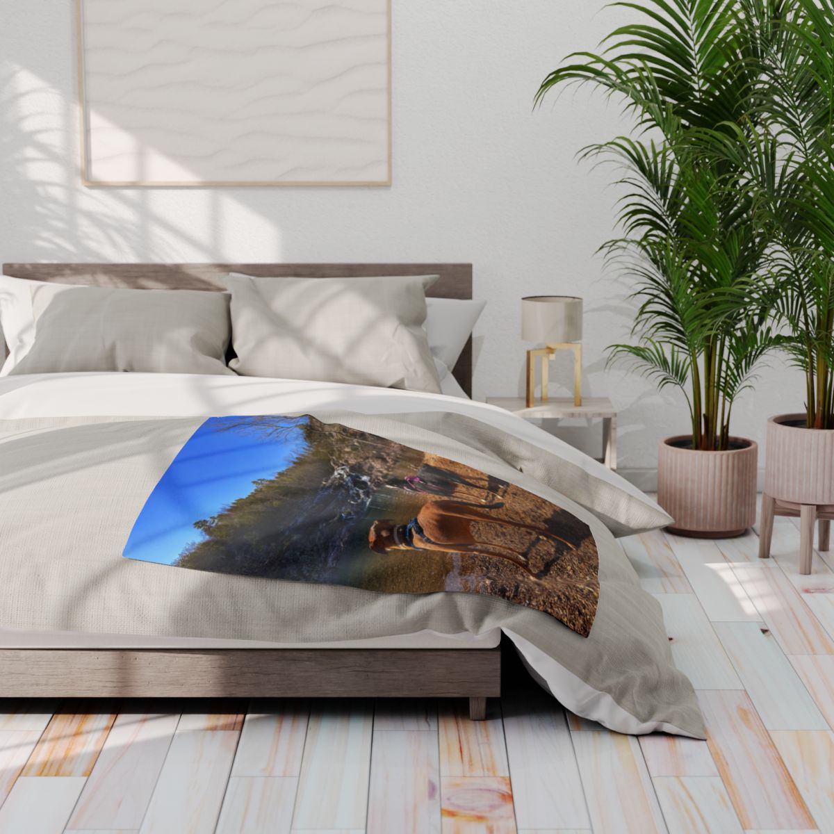 Custom Fleece Blanket with Your Design