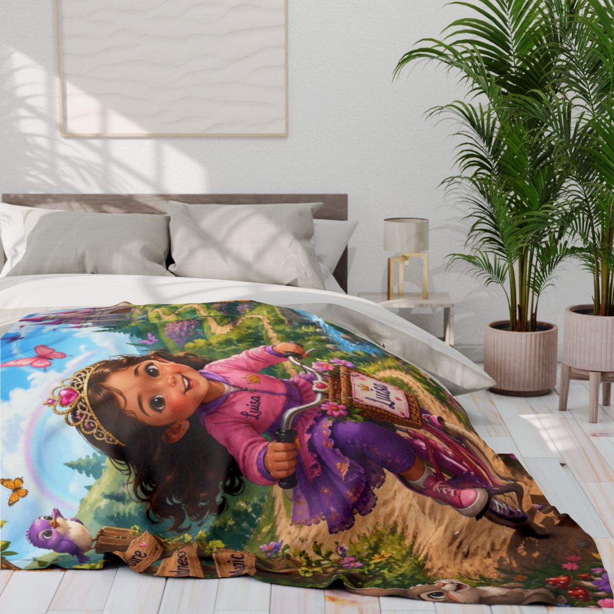 Custom Fleece Blanket with Your Design