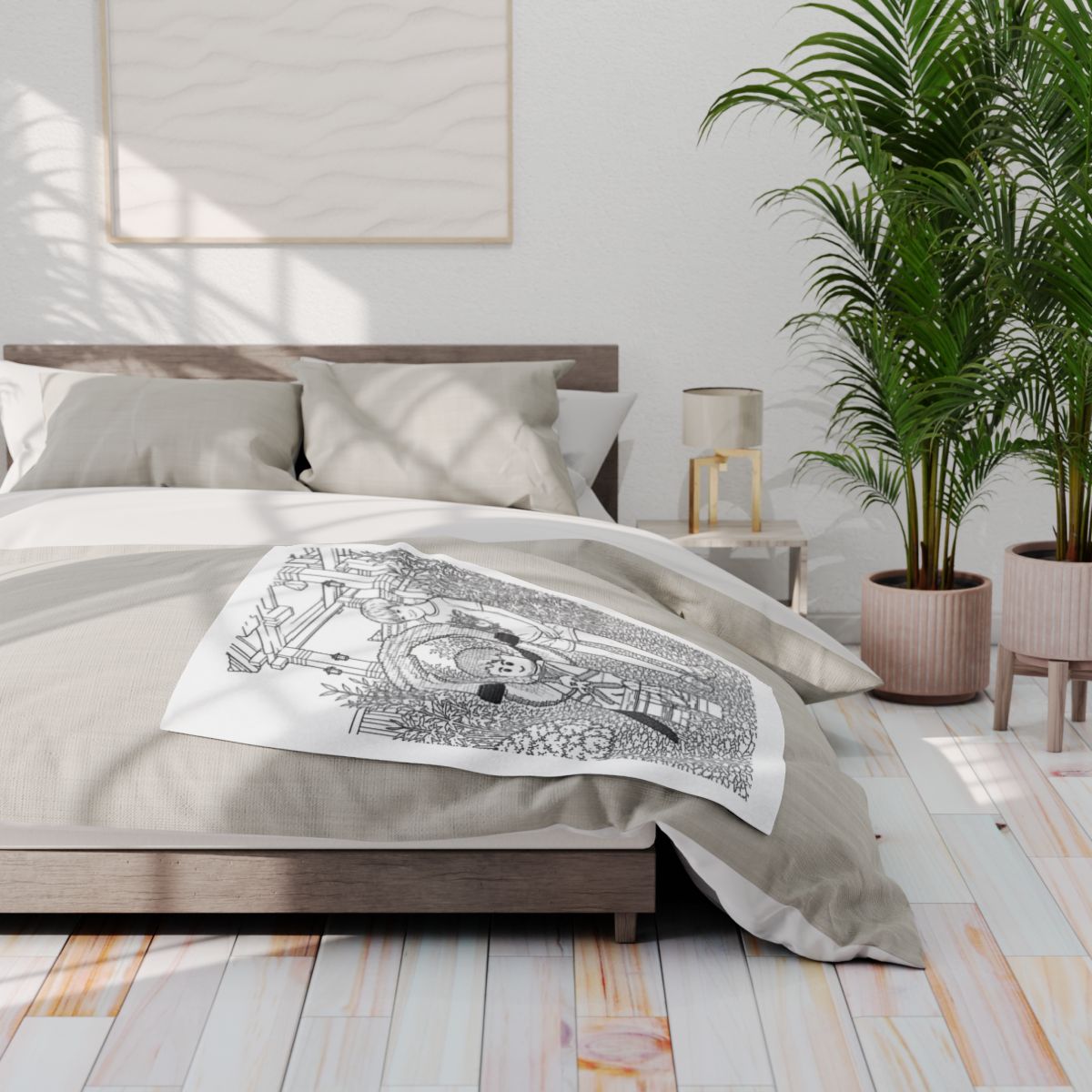 Custom Fleece Blanket with Your Design