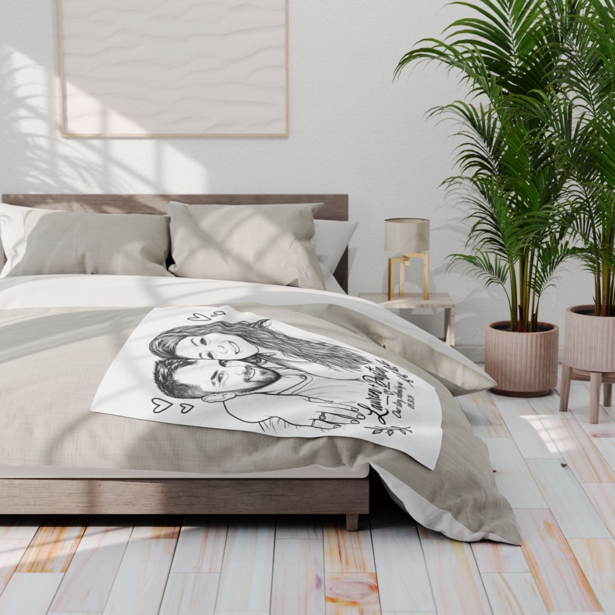 Custom Fleece Blanket with Your Design