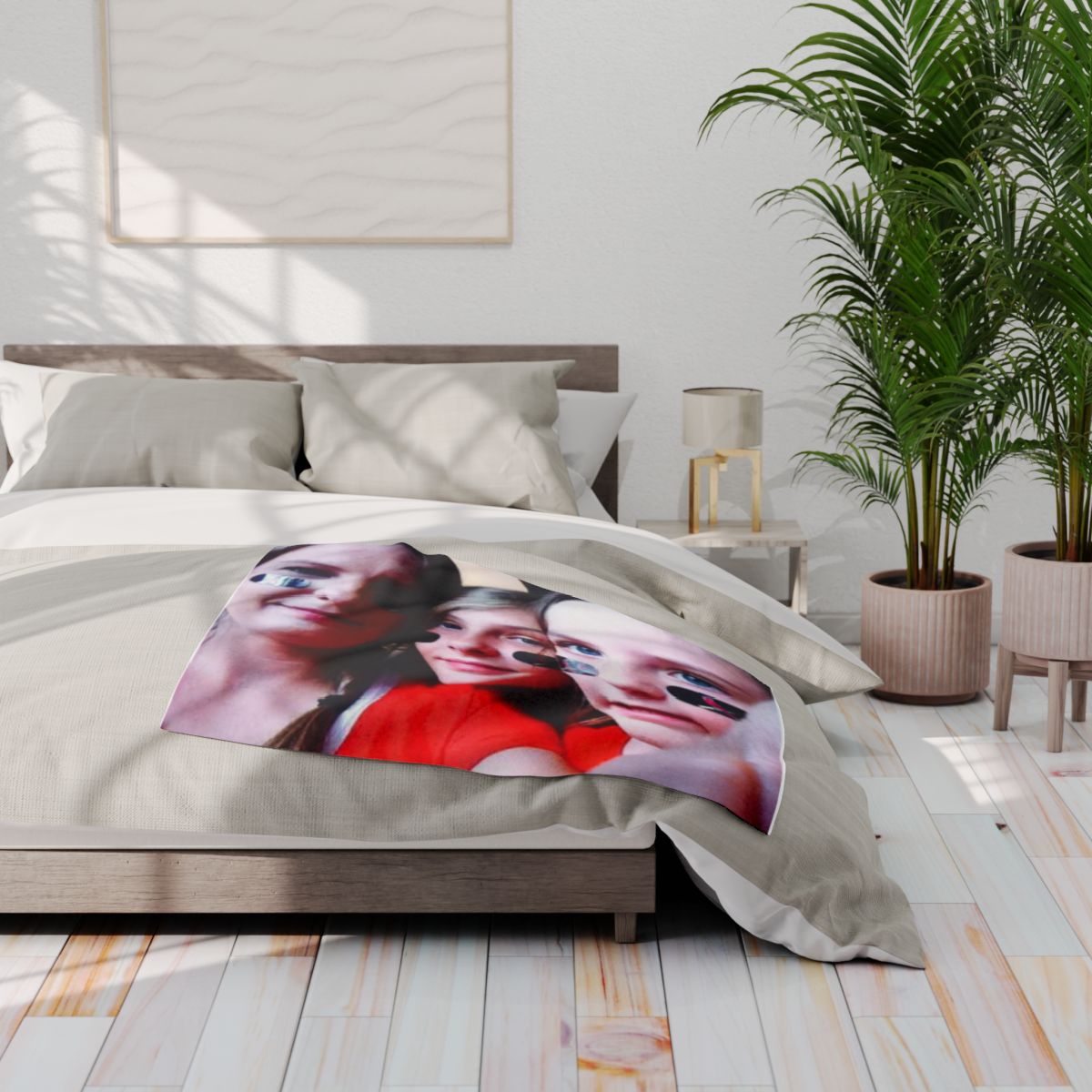 Custom Fleece Blanket with Your Design