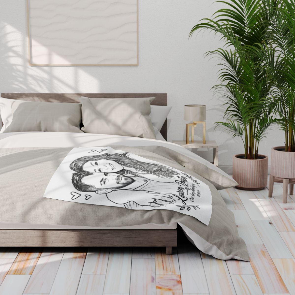 Custom Fleece Blanket with Your Design