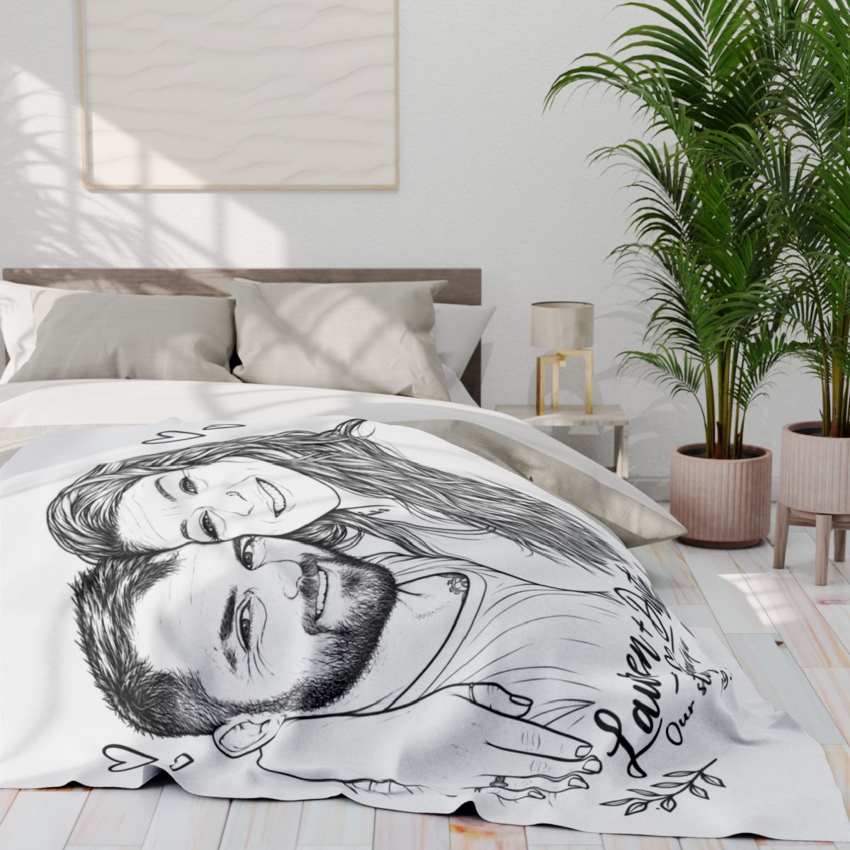 Custom Fleece Blanket with Your Design