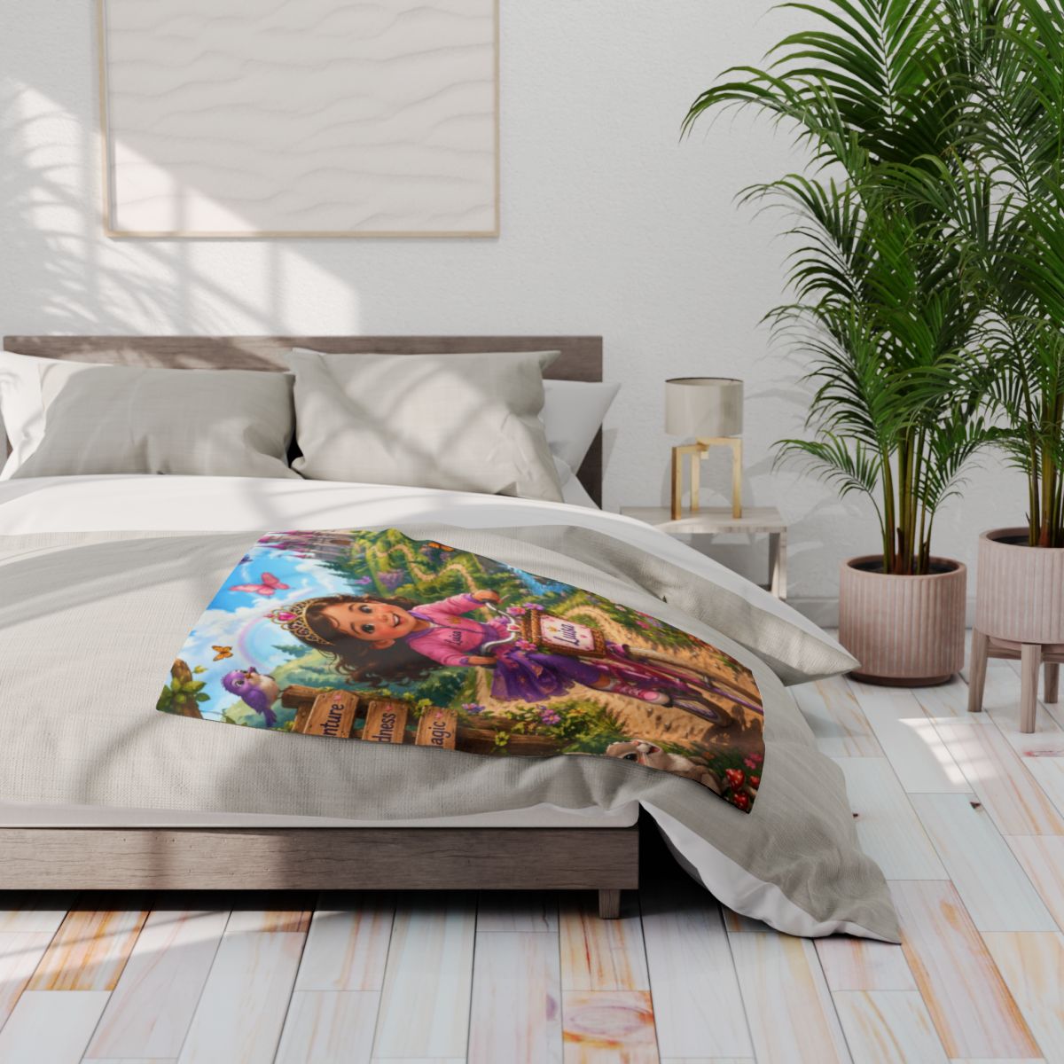 Custom Fleece Blanket with Your Design