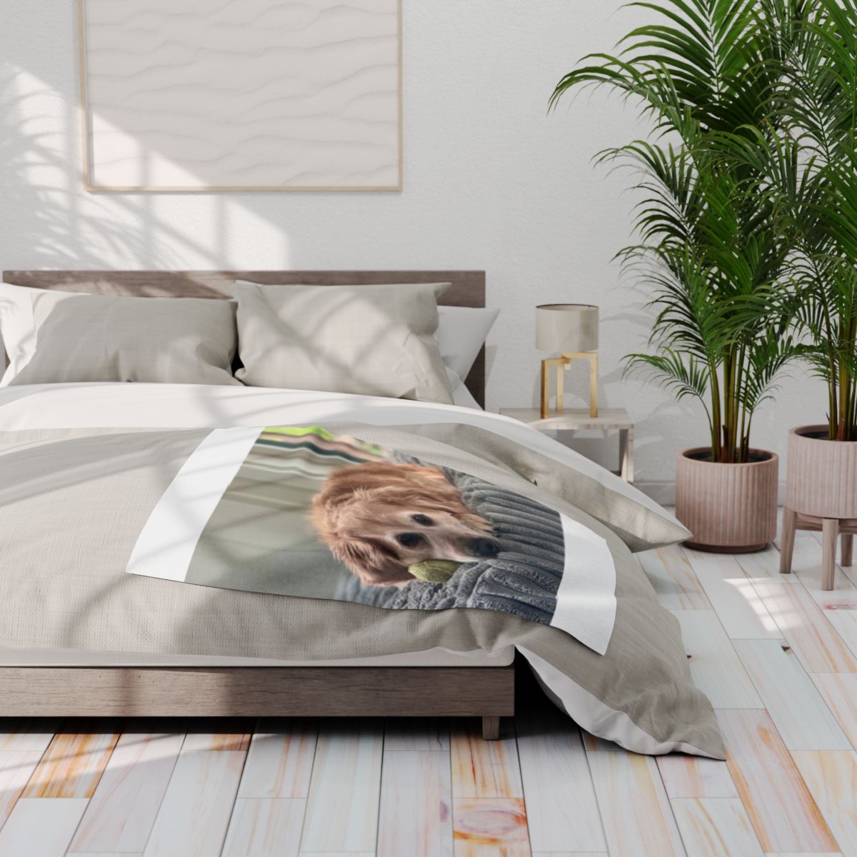 Custom Fleece Blanket with Your Design Coloring Page Kit with 10 Fabric Markers