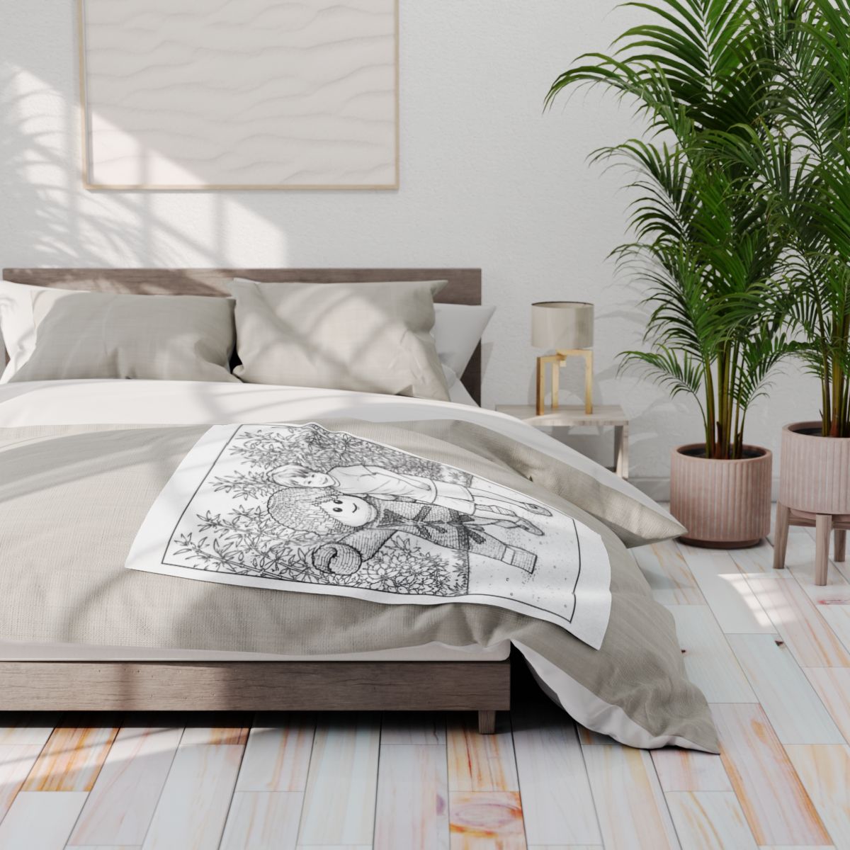 Custom Fleece Blanket with Your Design