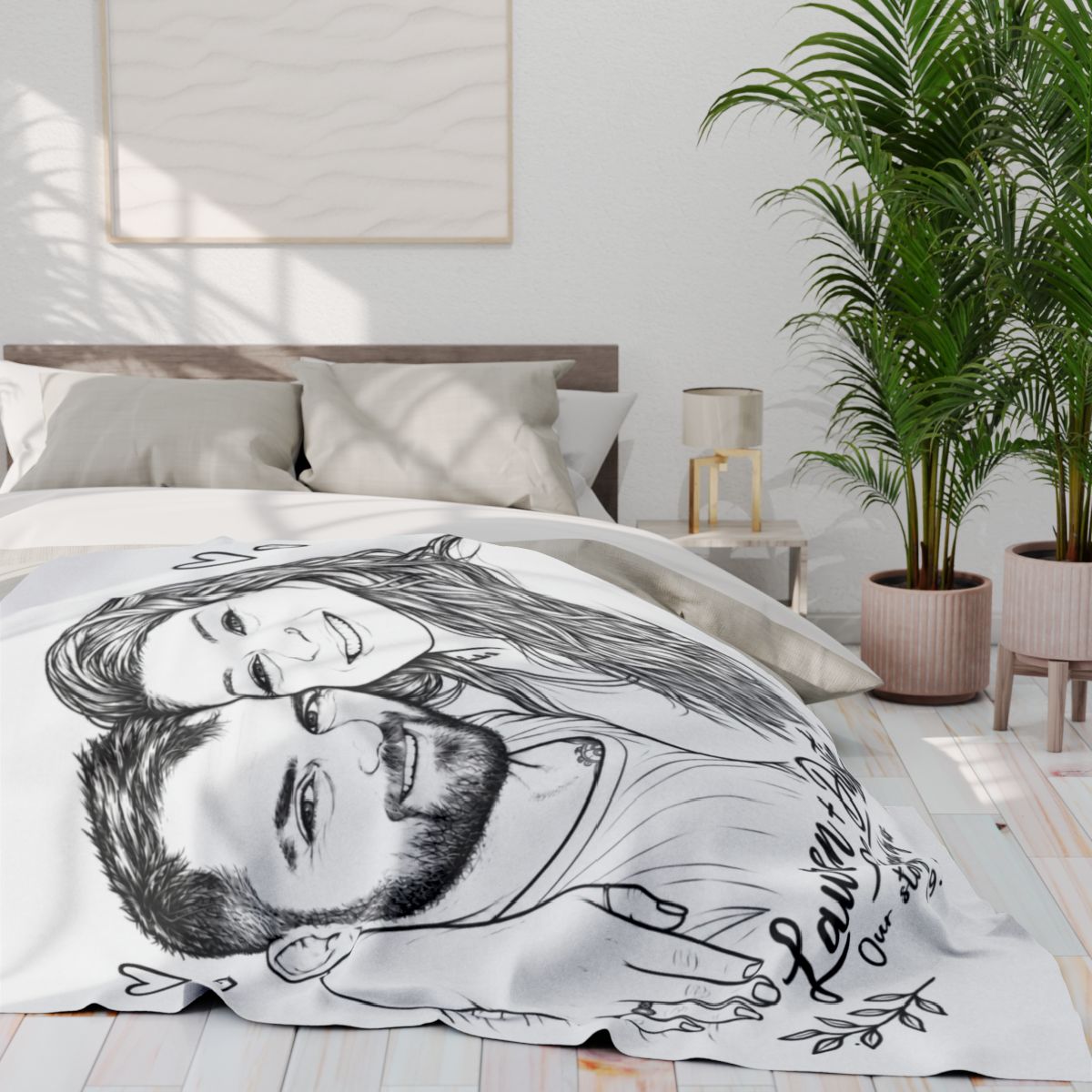 Custom Fleece Blanket with Your Design