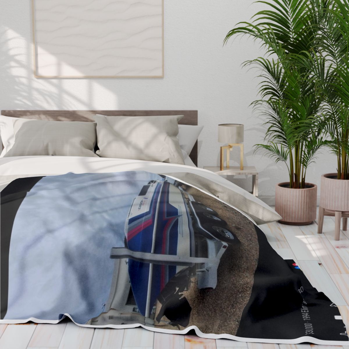 Custom Fleece Blanket with Your Design