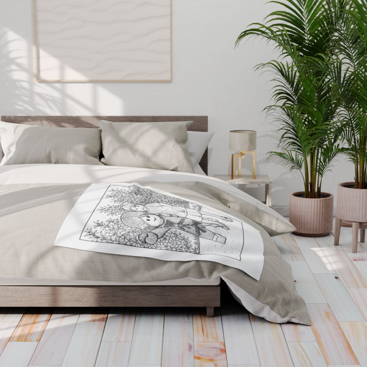 Custom Fleece Blanket with Your Design