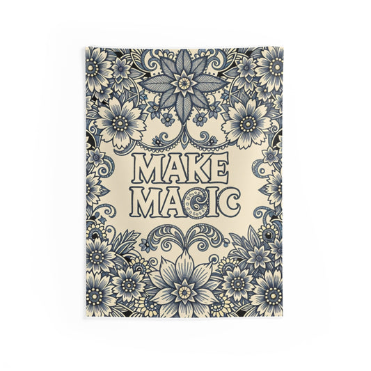Custom Indoor Wall Tapestry Coloring Kit with 10 Fabric Markers