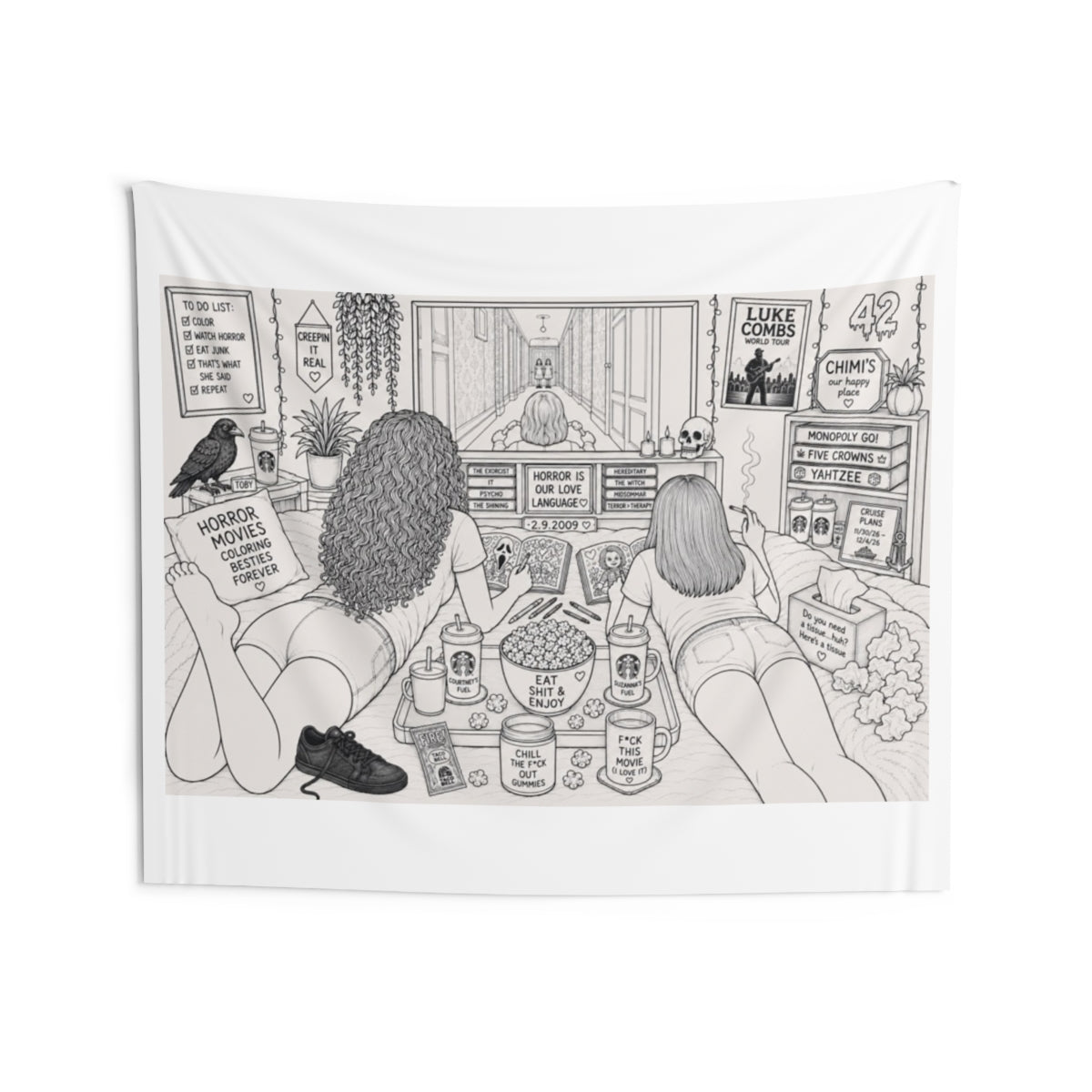 Custom Indoor Wall Tapestry with Your Design