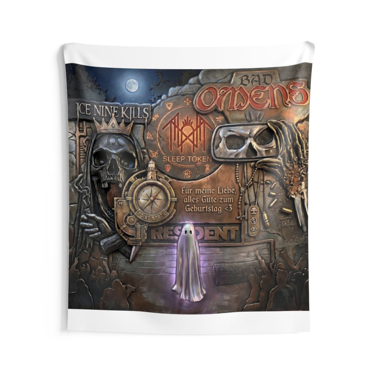Custom Indoor Wall Tapestry with Your Design
