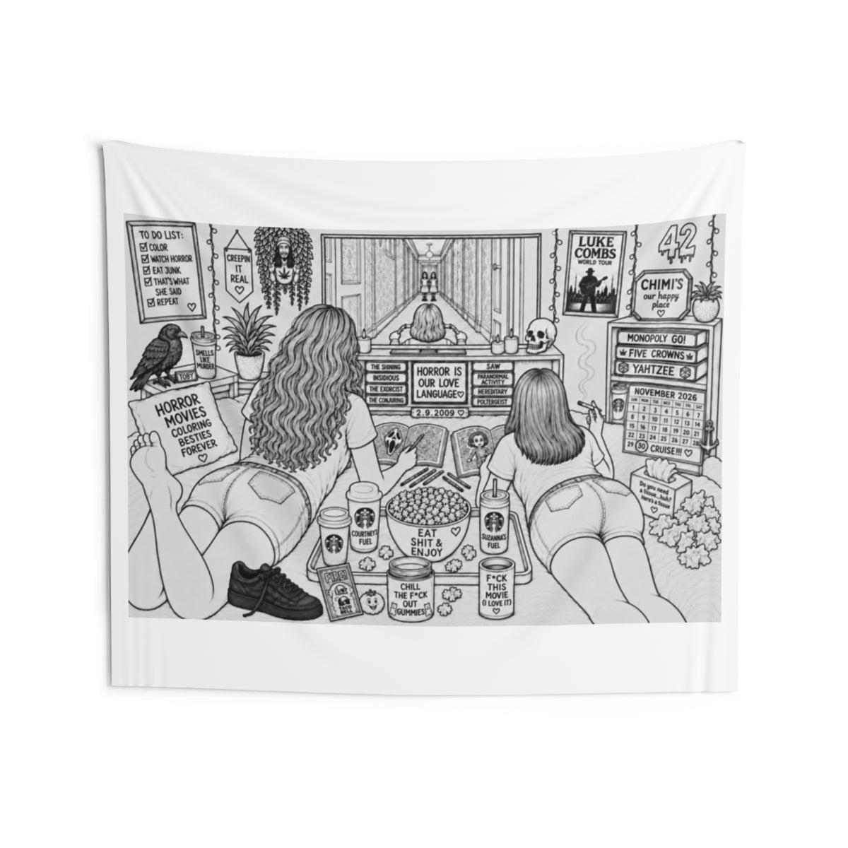 Custom Indoor Wall Tapestry with Your Design