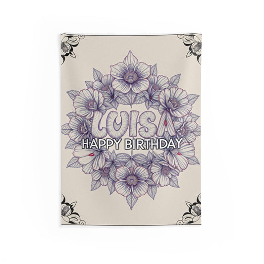 Custom Indoor Wall Tapestry Coloring Kit with 10 Fabric Markers