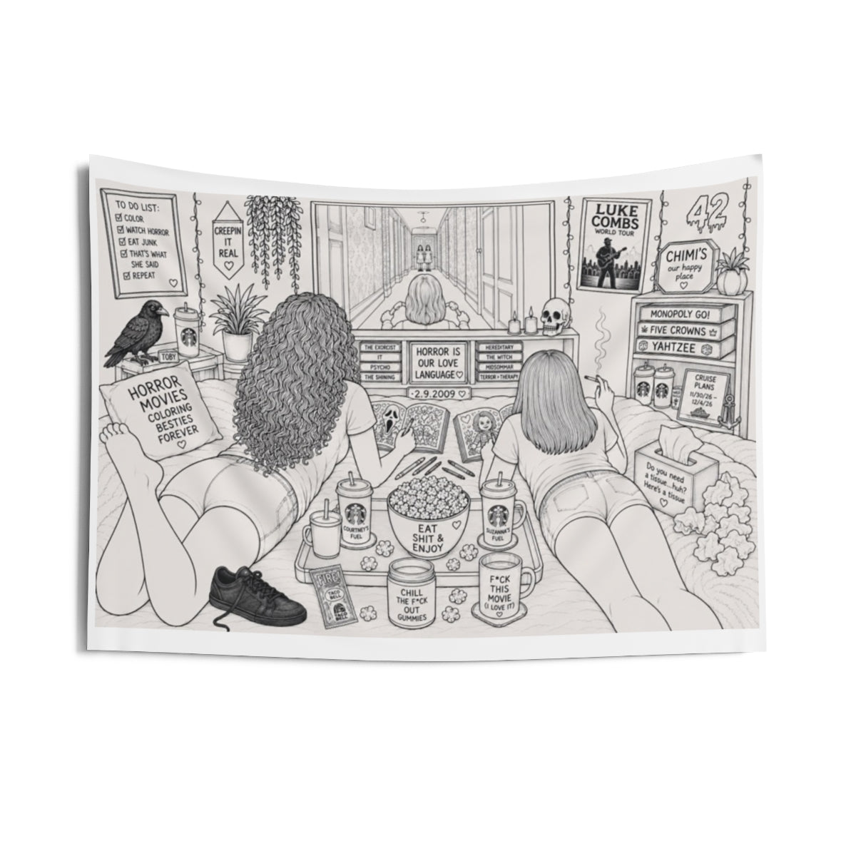 Custom Indoor Wall Tapestry with Your Design