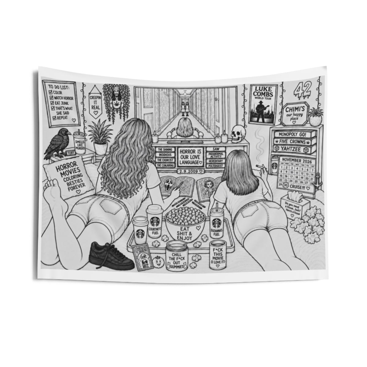 Custom Indoor Wall Tapestry with Your Design