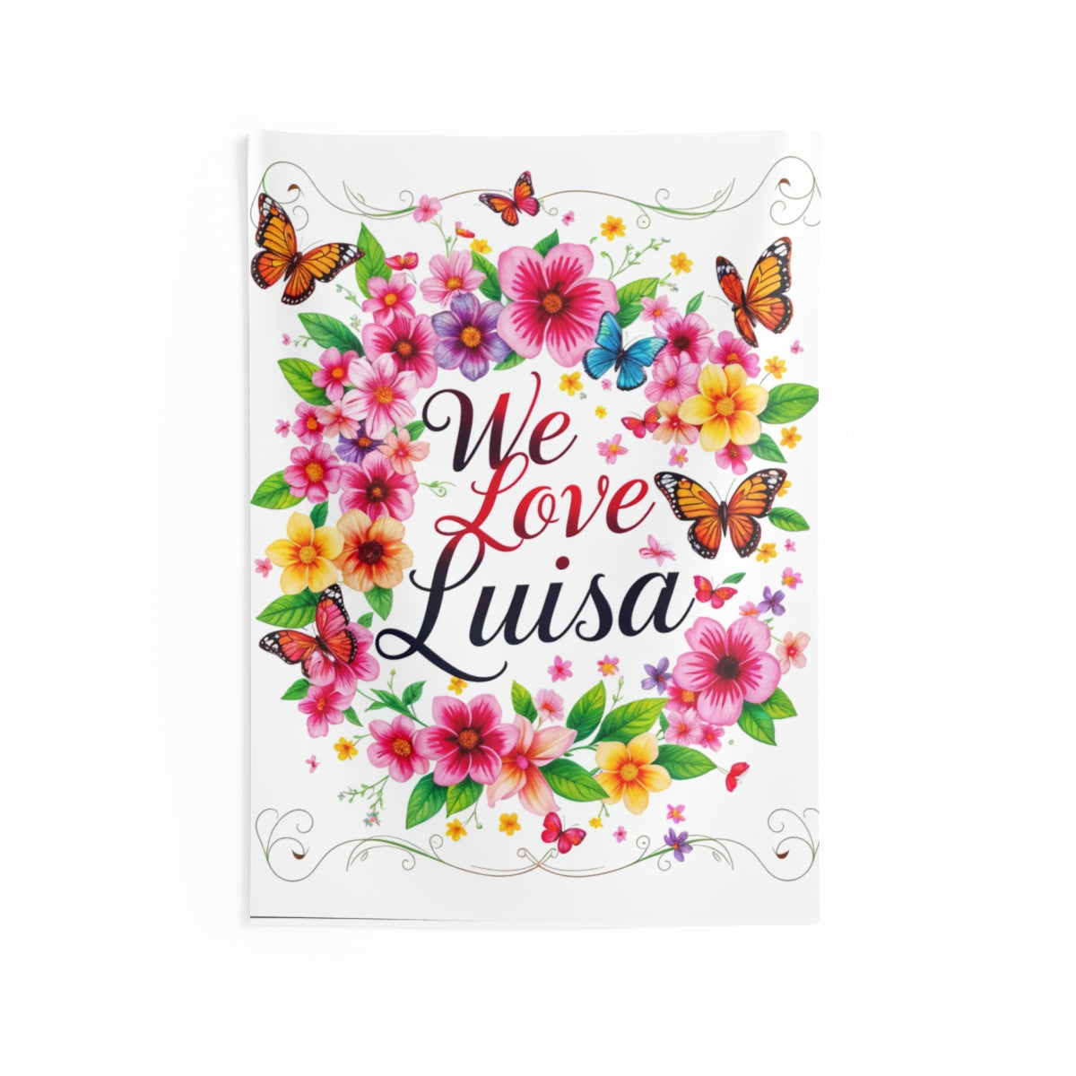 Custom Indoor Wall Tapestry Colorful Design