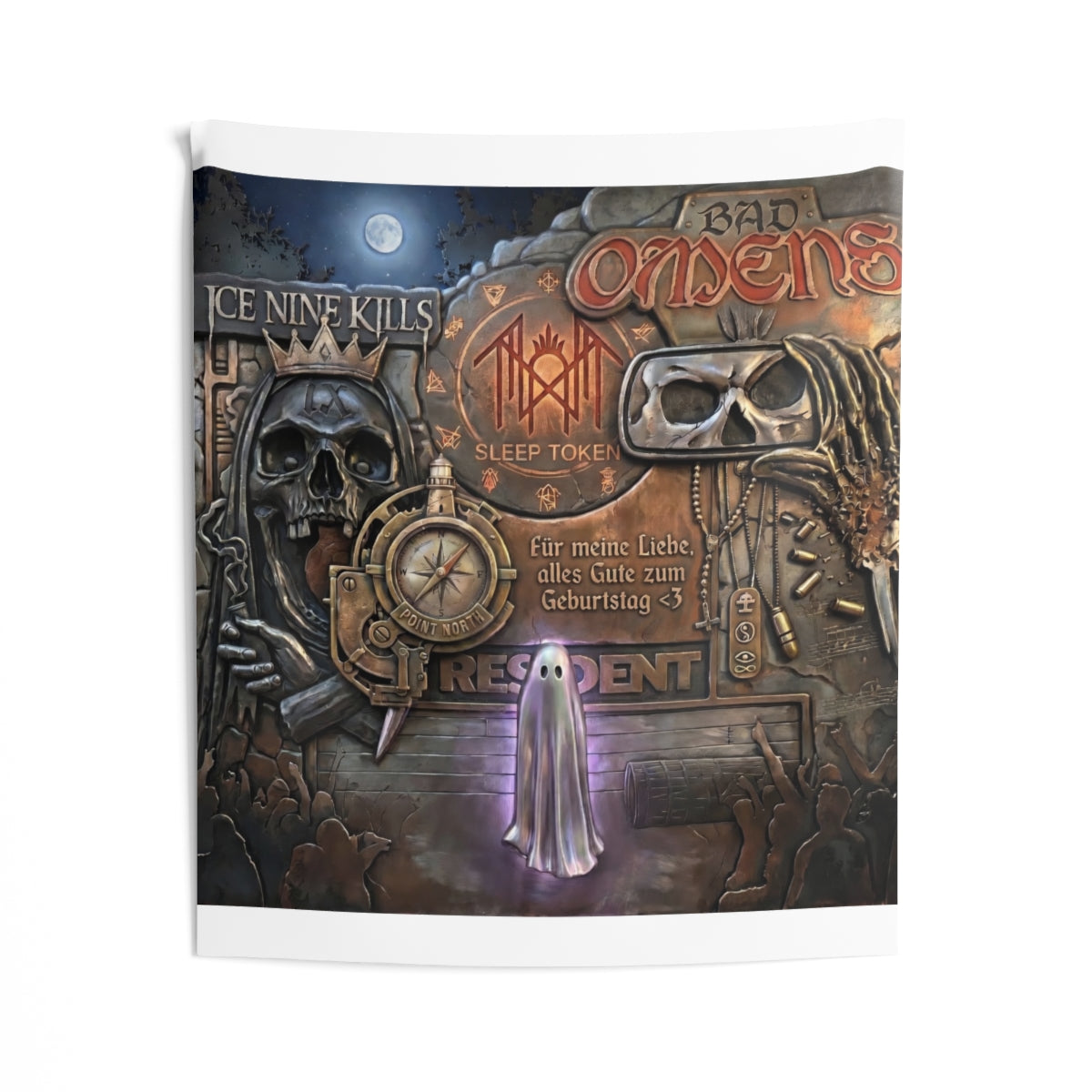 Custom Indoor Wall Tapestry with Your Design
