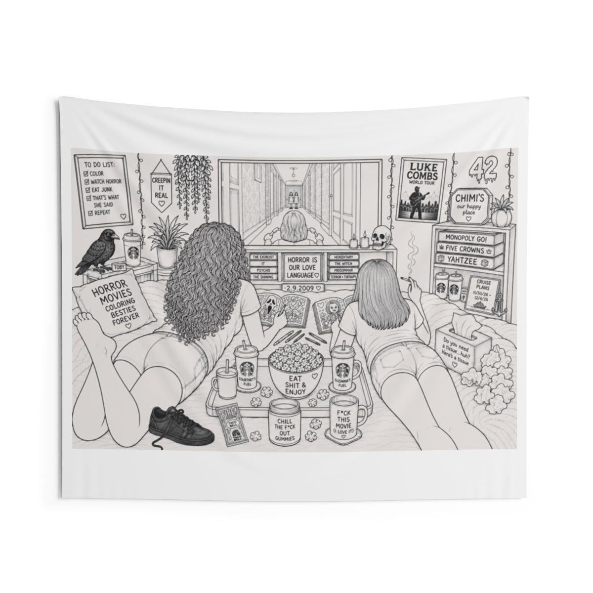 Custom Indoor Wall Tapestry with Your Design