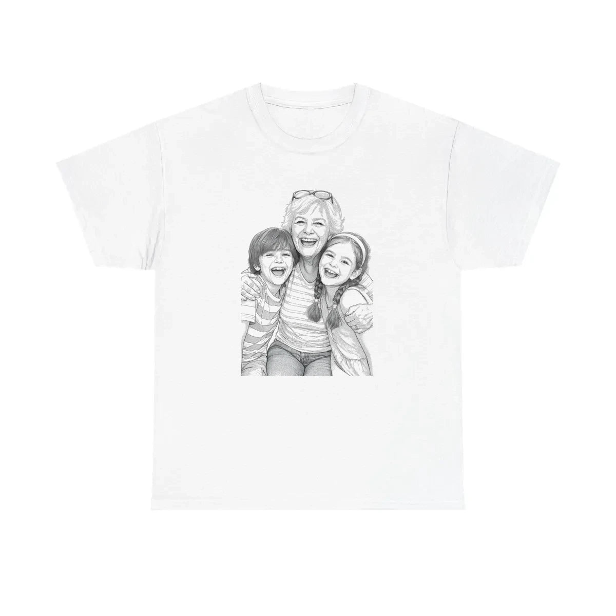 Custom Unisex T-Shirt with Your Design Coloring Page Kit with 10 Fabric Markers