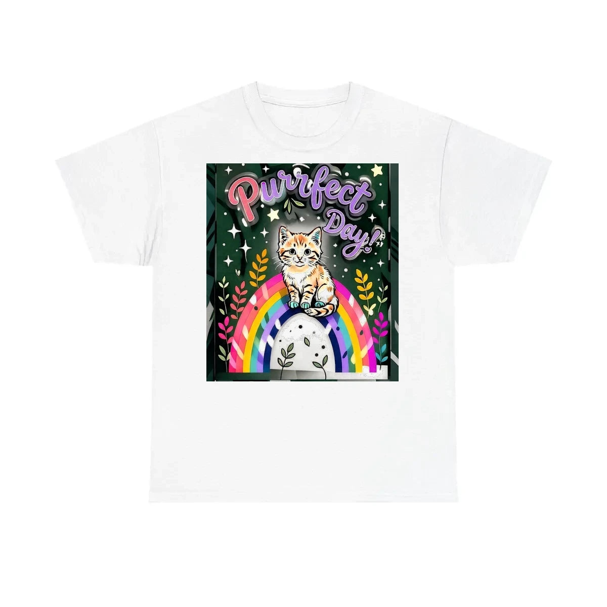 Custom Unisex T-Shirt Colorful Design with Fabric Markers