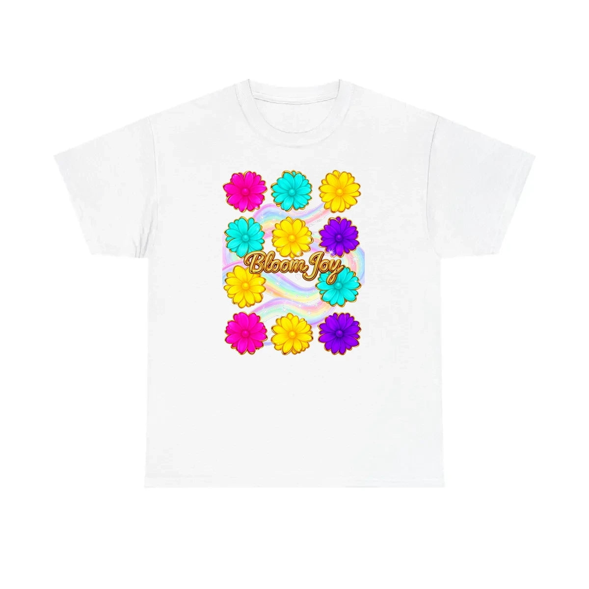 Custom Unisex T-Shirt Colorful Design with Fabric Markers