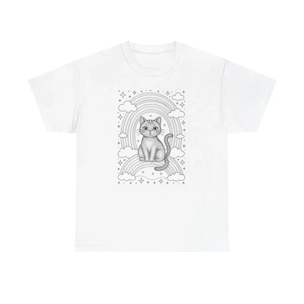 Custom Unisex T-Shirt Colorful Design with Fabric Markers