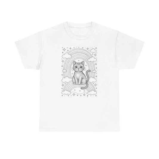 Custom Unisex T-Shirt Colorful Design with Fabric Markers