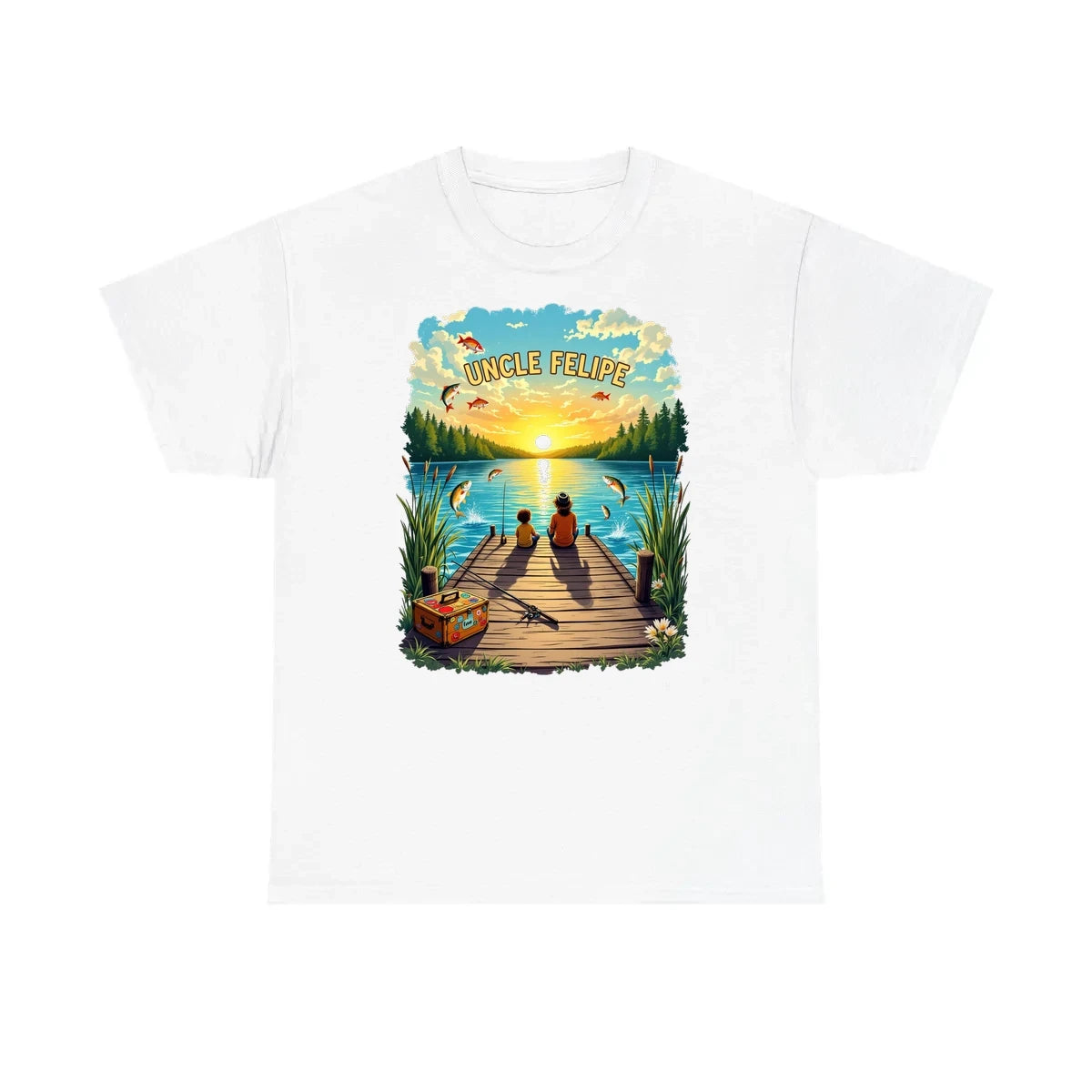 Custom Unisex T-Shirt Colorful Design with Fabric Markers