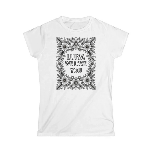 Custom Women's T-Shirt Coloring Kit with 10 Fabric Markers