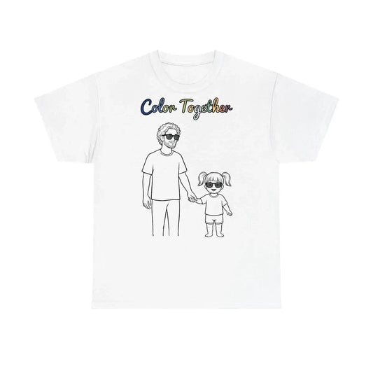 Custom Kids T-Shirt Colorful Design with Fabric Markers