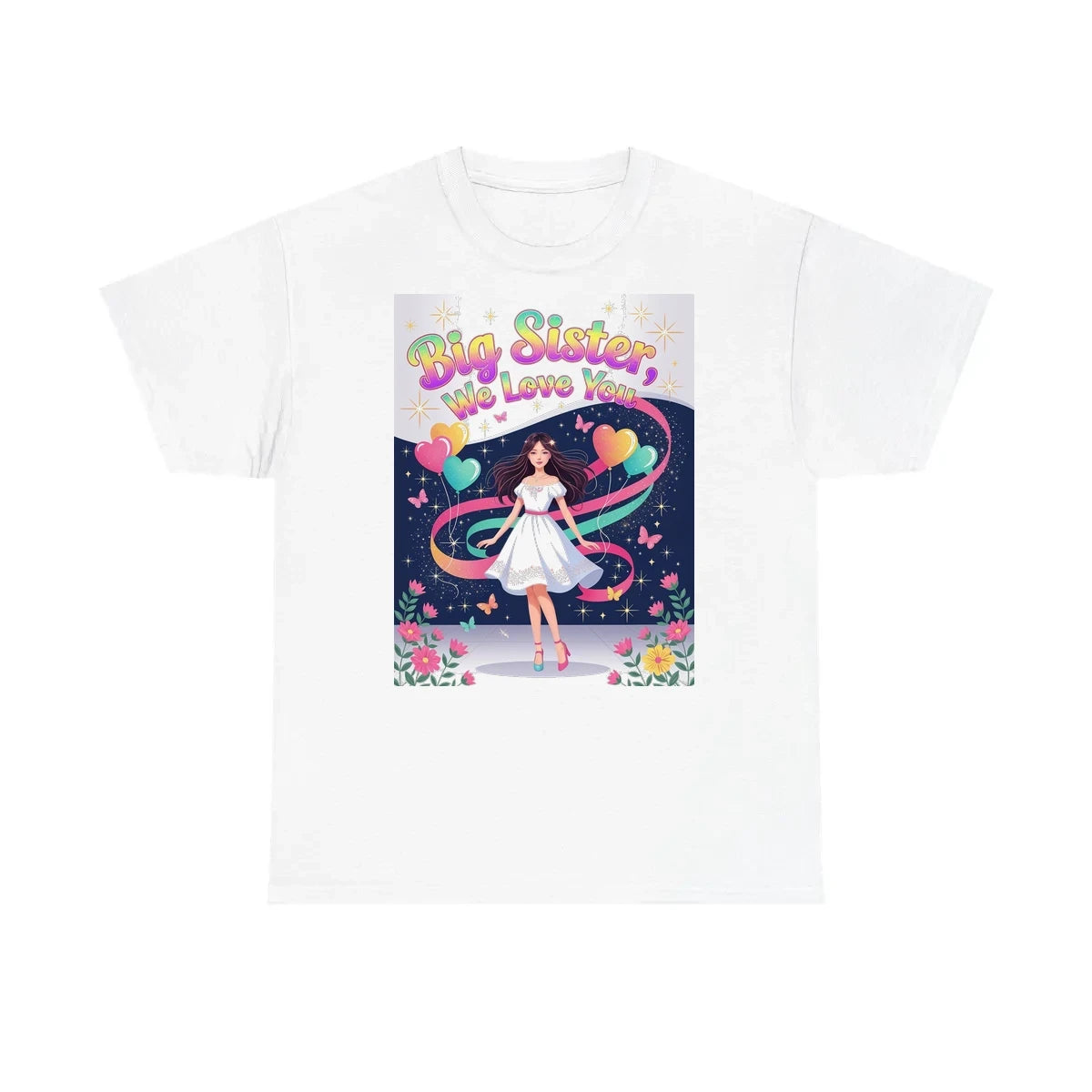 Custom Unisex T-Shirt Colorful Design with Fabric Markers