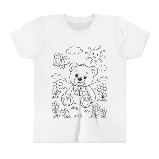 Custom Kids T-Shirt Coloring Kit with 10 Fabric Markers