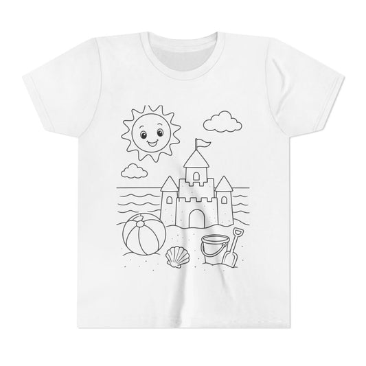 Custom Kids T-Shirt Coloring Kit with 10 Fabric Markers
