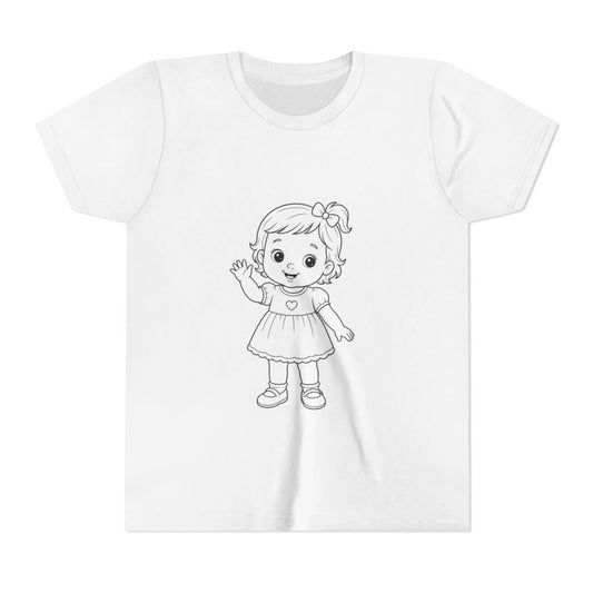 Custom Kids T-Shirt Coloring Kit with 10 Fabric Markers