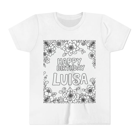 Custom Kids T-Shirt Coloring Kit with 10 Fabric Markers