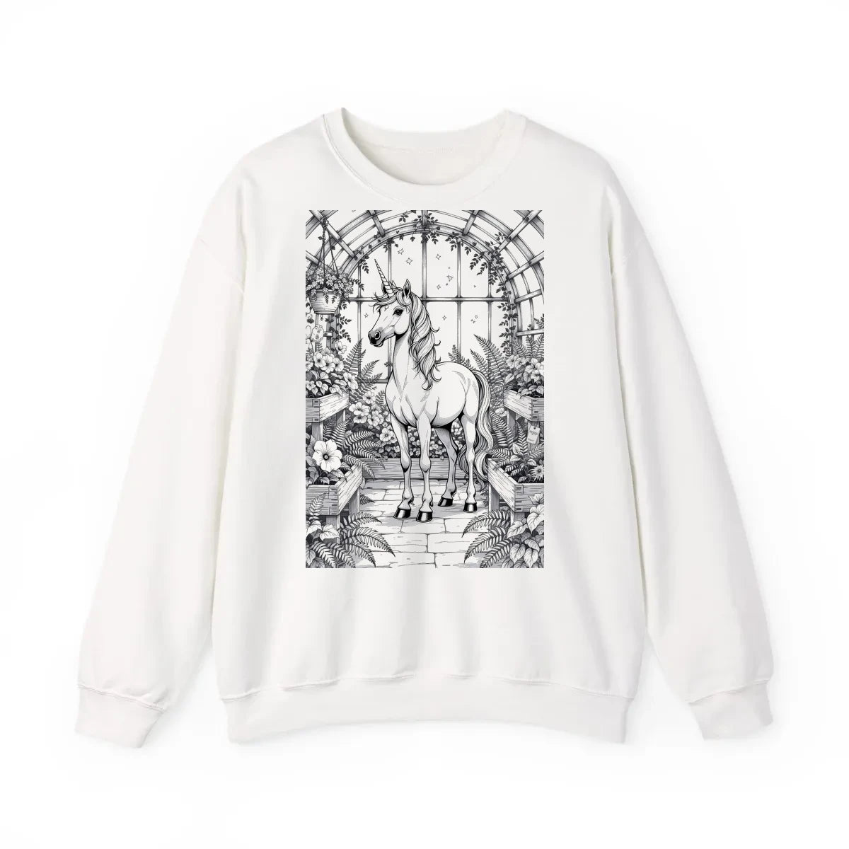 Adult Crewneck Sweatshirt Coloring Kit with 10 Fabric Markers - Creative Art