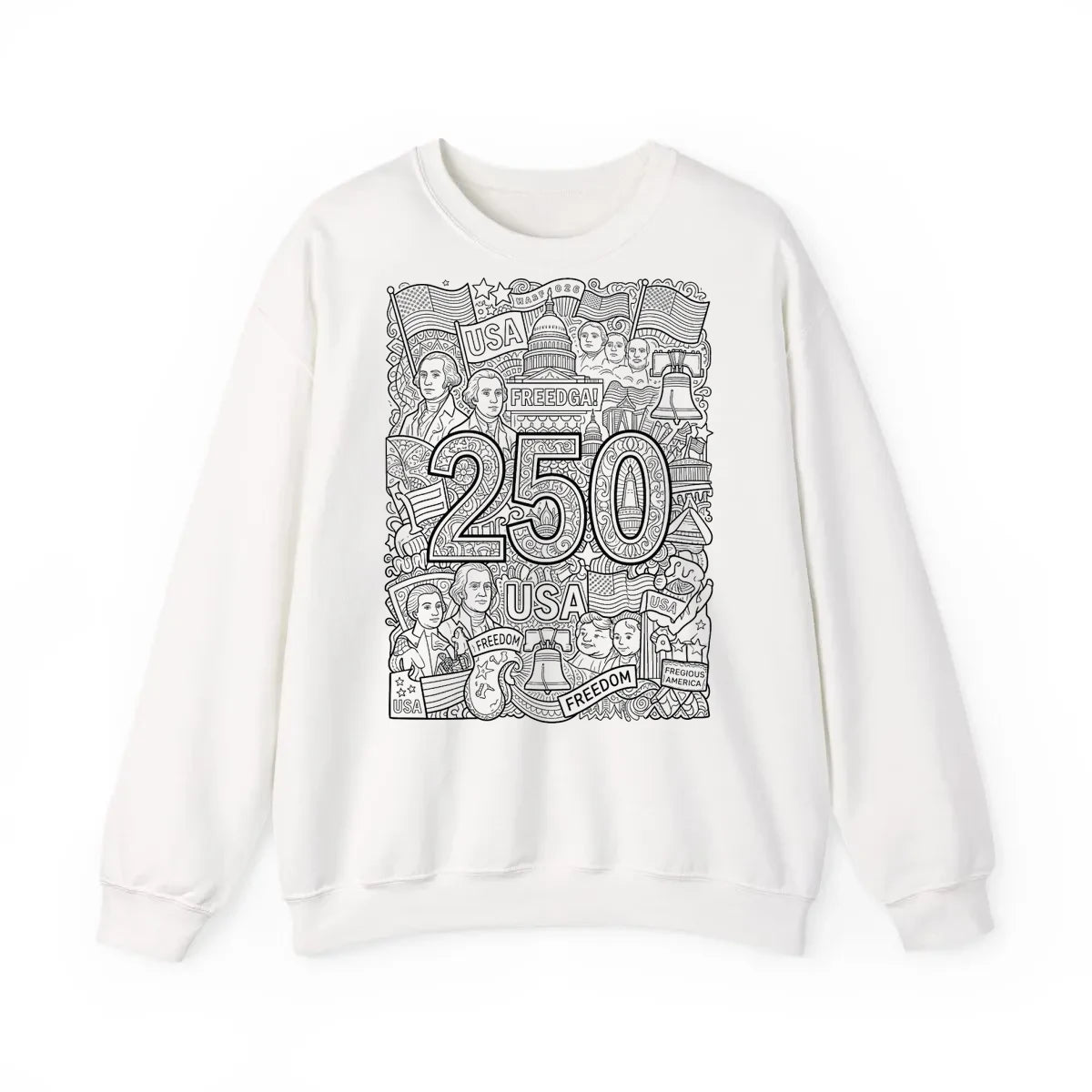 Adult Crewneck Sweatshirt Coloring Kit with 10 Fabric Markers - Creative Art