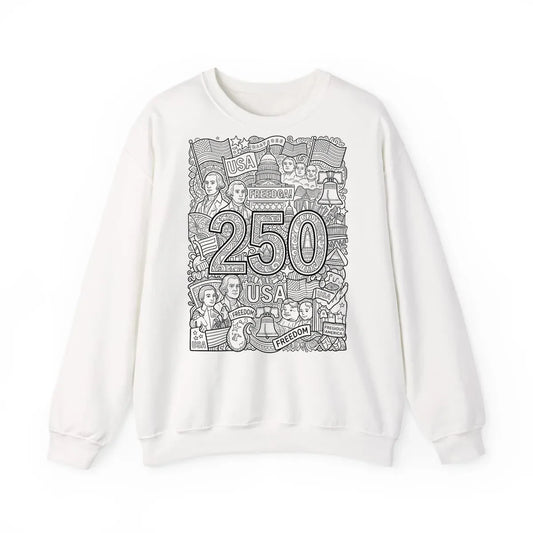 Adult Crewneck Sweatshirt Coloring Kit with 10 Fabric Markers - Creative Art