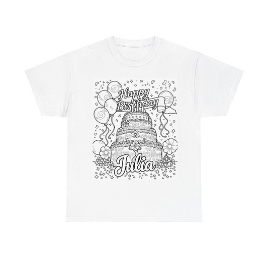 Custom Kids T-Shirt Coloring Kit with 10 Fabric Markers