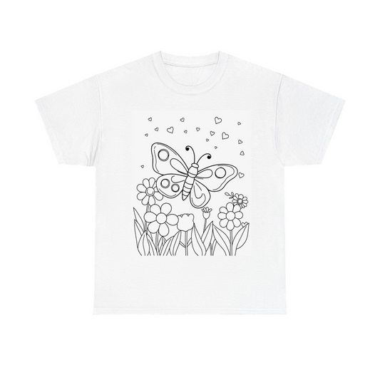 Custom Kids T-Shirt Coloring Kit with 10 Fabric Markers