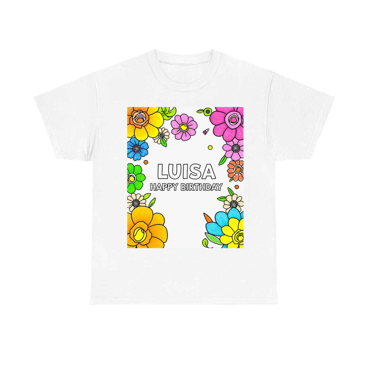 Custom Kids T-Shirt Colorful Design