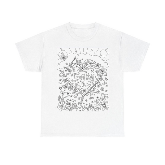 Custom Unisex T-Shirt Coloring Kit with 10 Fabric Markers