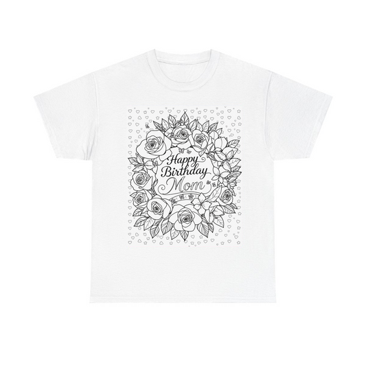 Custom Unisex T-Shirt Coloring Kit with 10 Fabric Markers