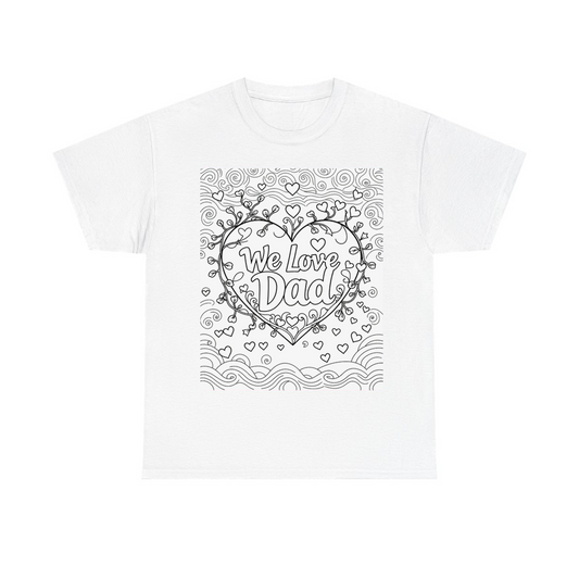 Custom Unisex T-Shirt Coloring Kit with 10 Fabric Markers