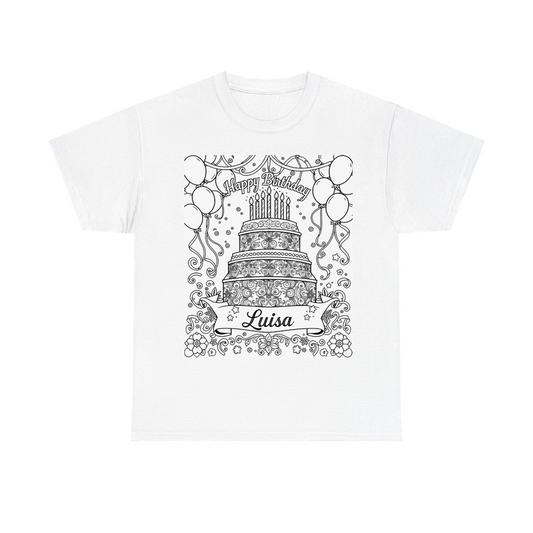 Custom Unisex T-Shirt Coloring Kit with 10 Fabric Markers