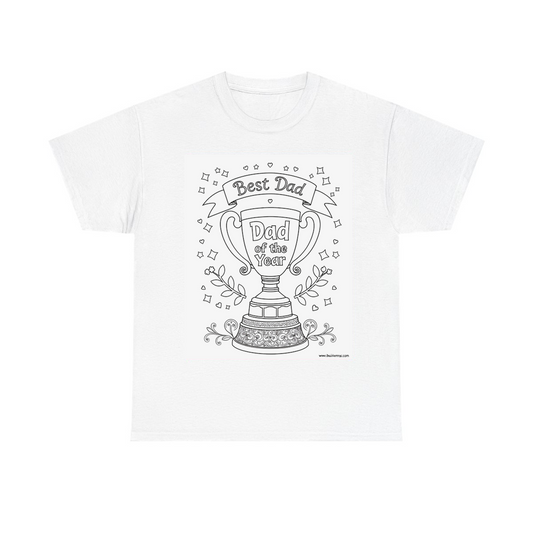 Custom Unisex T-Shirt Coloring Kit with 10 Fabric Markers