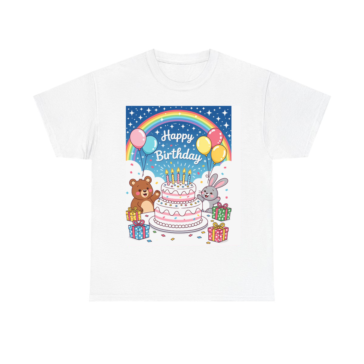 Custom Unisex T-Shirt Colorful Design