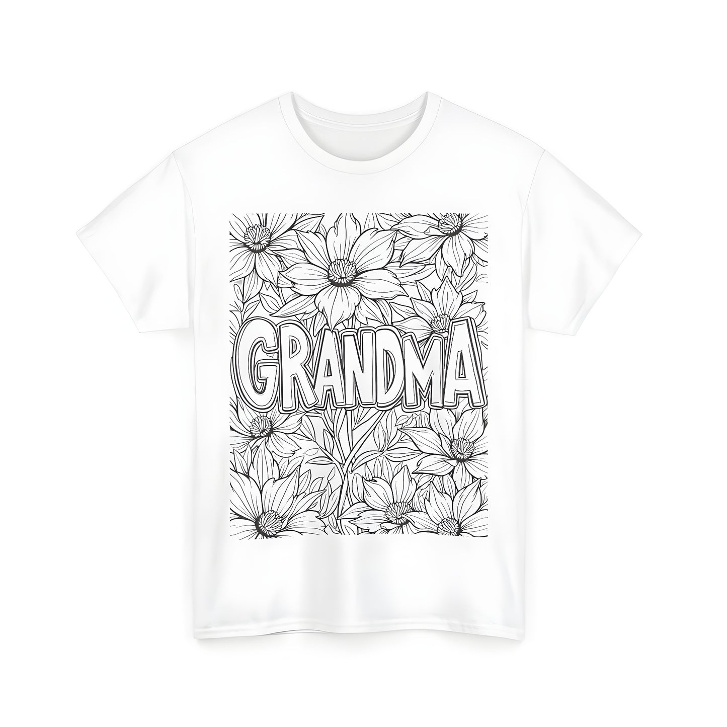 Grandma, Mom, Nana t-shirt coloring kit for kids and adults with 10 vibrant fabric markers